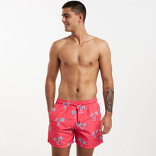 Load image into Gallery viewer, Breazies men&#39;s swim shorts coral palms
