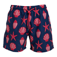 Load image into Gallery viewer, Breazies Swimshorts with clams and starfish