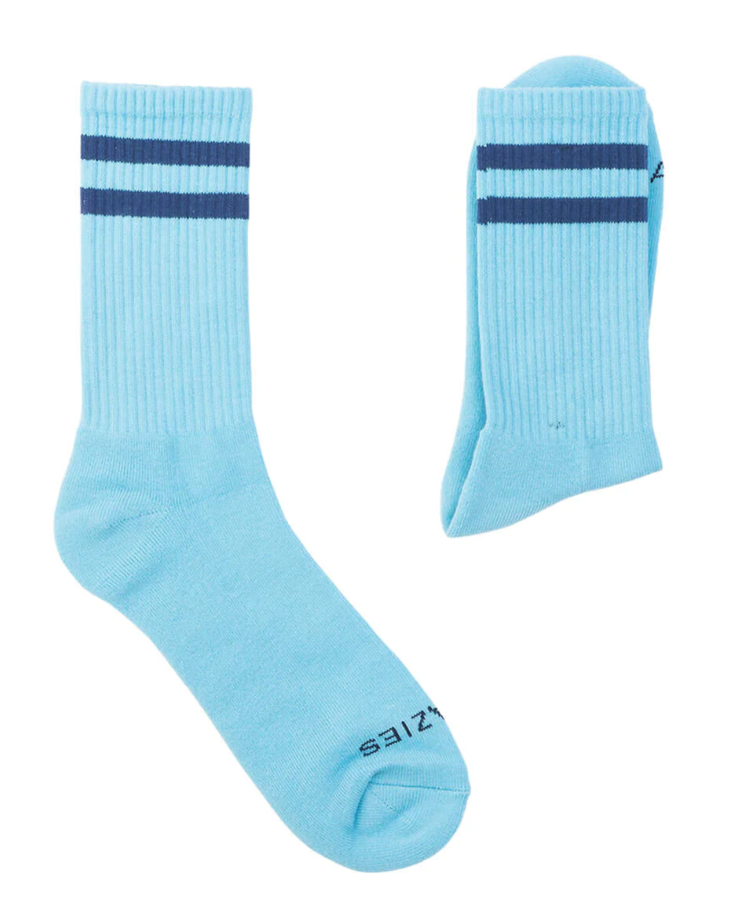 Socks - Baby Blue & Navy