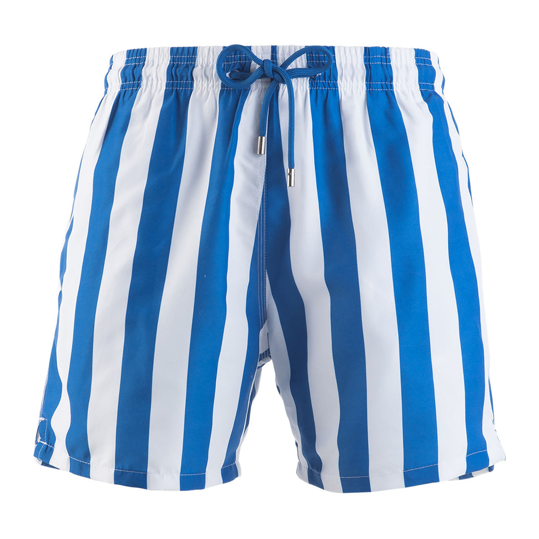 Adult Swim Shorts - Stripes | Blue & White