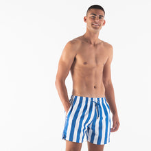 Load image into Gallery viewer, Adult Swim Shorts - Stripes | Blue &amp; White
