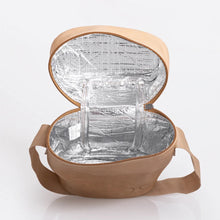 Load image into Gallery viewer, Wine Cooler Double Carry - Hazelnut Leather