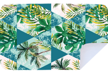 Load image into Gallery viewer, Bobums UAE Microfibre beach towel with Geo Palm design