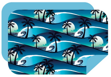 Load image into Gallery viewer, Extra Large Double Sided Towel - Waving Sea Palms
