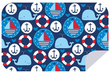 Load image into Gallery viewer, Blue Ships at Sea
