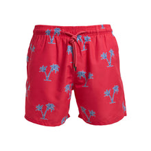 Load image into Gallery viewer, Kids Swim Shorts - Palms | Coral
