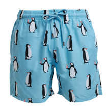 Load image into Gallery viewer, Adult Swim Shorts  - Penguins | Baby Blue
