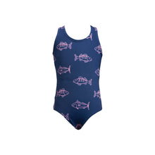 Load image into Gallery viewer, Girls one piece - Skip Jacks | Navy
