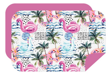 Load image into Gallery viewer, Extra Large Double Sided Towel - Flamingoes and Donuts

