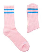 Load image into Gallery viewer, Socks - Pink &amp; Royal Blue
