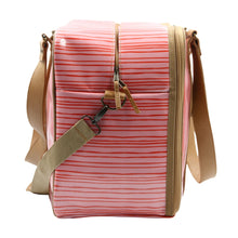 Load image into Gallery viewer, Side View of Pink IY Apparel Overnight bag
