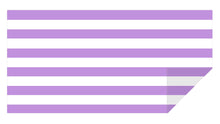 Load image into Gallery viewer, Double Sided Towel - Purple Stripe
