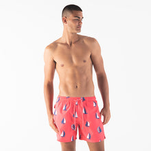 Load image into Gallery viewer, Adult Swim Shorts - Sail Boats | Coral
