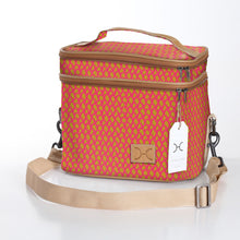 Load image into Gallery viewer, Double Decker Cooler Bag - Laminated Fabric Reef Preppy
