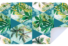 Load image into Gallery viewer, Bobums UAE Microfibre beach towel with Geo Palm design 
