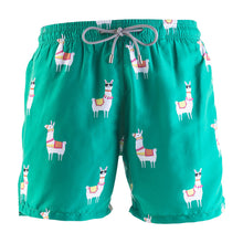 Load image into Gallery viewer, Adult Swim Shorts - Lamas | Green
