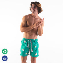Load image into Gallery viewer, Adult Swim Shorts - Lamas | Green

