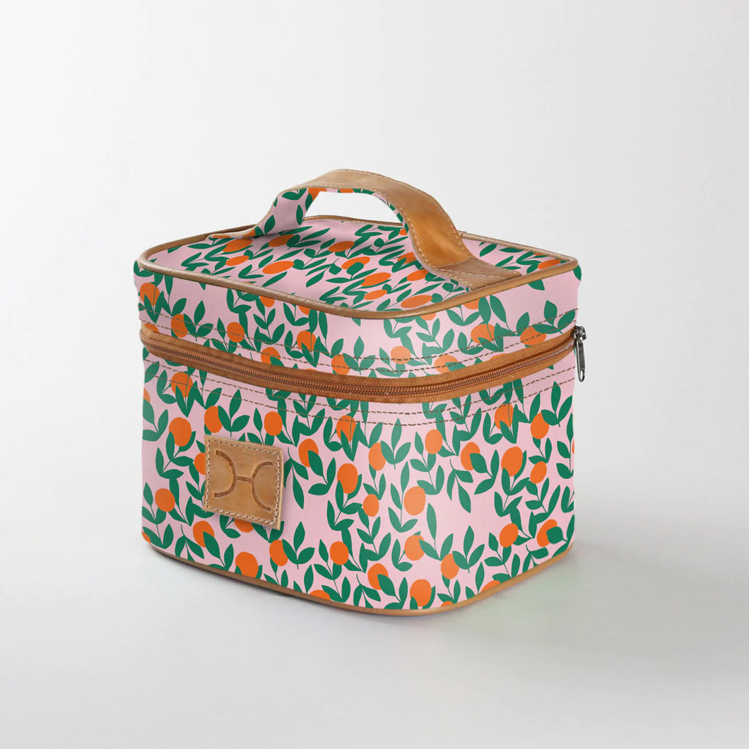 Thandana mini deck lunch cooler - insulated inside with laminated fabric on outside for easy cleaning. Found in Dubai. perfect for kids school lunches.