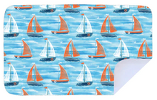 Load image into Gallery viewer, Kids Large Towel - Sailing Boats
