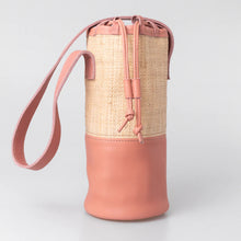 Load image into Gallery viewer, Banana Leaf Wine Cooler - Coral Leather

