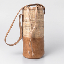 Load image into Gallery viewer, Banana Leaf Wine Cooler - Hazelnut Leather
